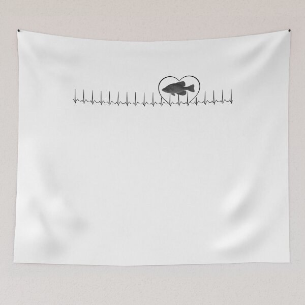 Item preview, Crappie Fishing Heartbeat designed and sold by wilsonellis.