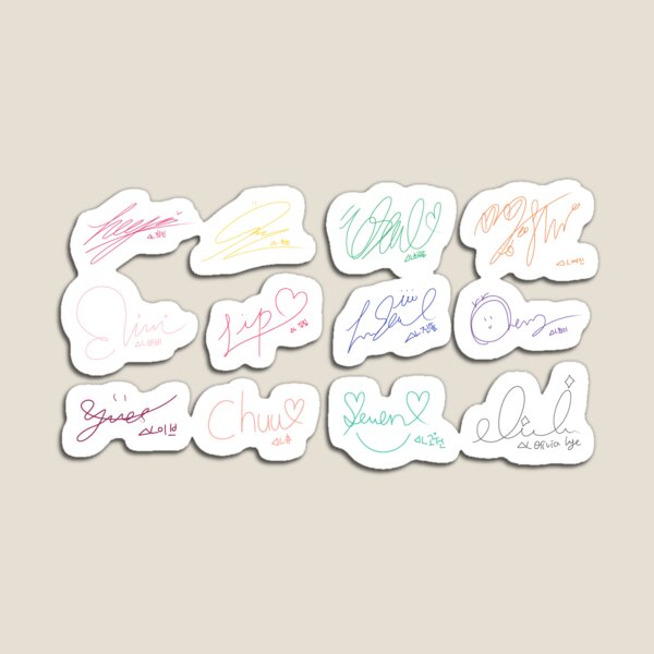 Item preview, loona signatures designed and sold by columbusdrummer.