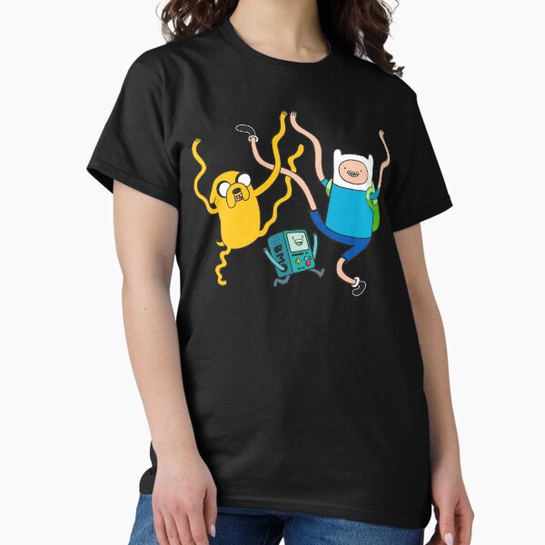 Vista previa del artículo con la obra «Fiesta de BMO de Finn Jake», diseñado y vendido por plushism.