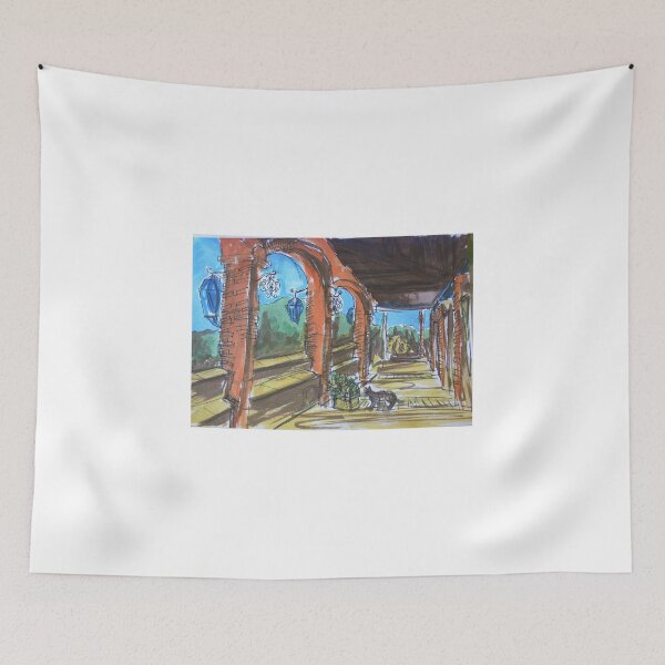 Item preview, Watercolor Sketch - Sicilian Terrace. 2013 designed and sold by Igor Pozdnyakov.