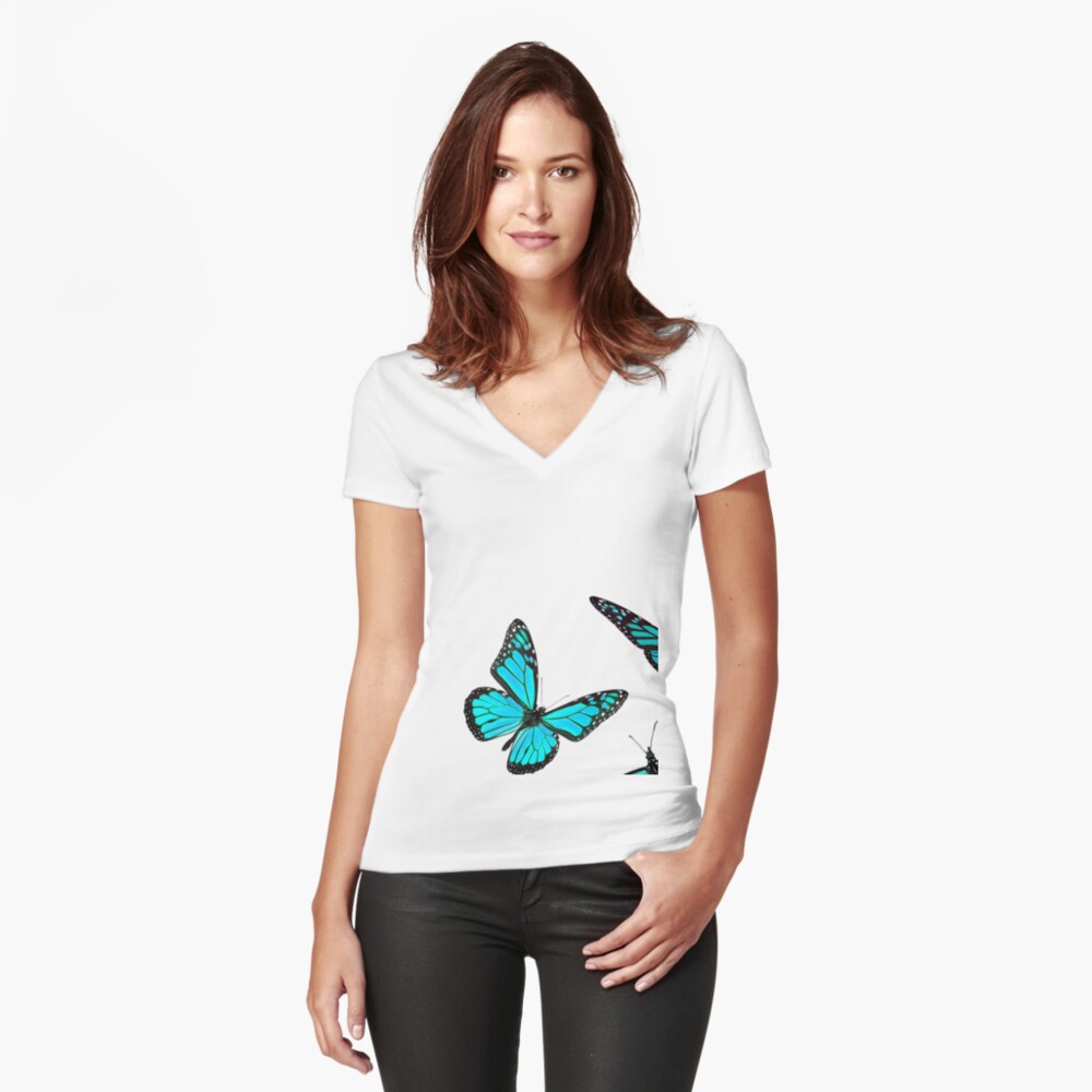 Item preview, Fitted V-Neck T-Shirt designed and sold by Simplykatie.
