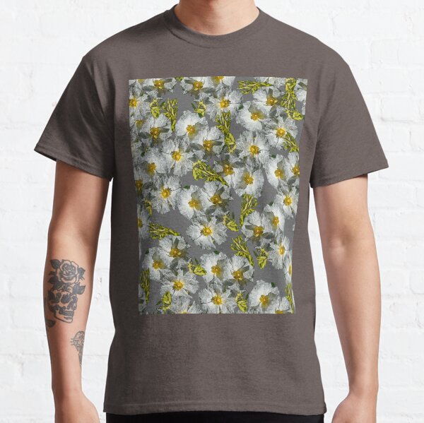 SUMMER WHITE ROCKROSE SIMPLE PATTERN Classic T-Shirt