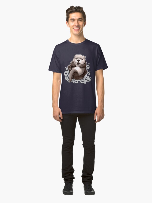 T-shirt classique ''Loutron de mer' : autre vue