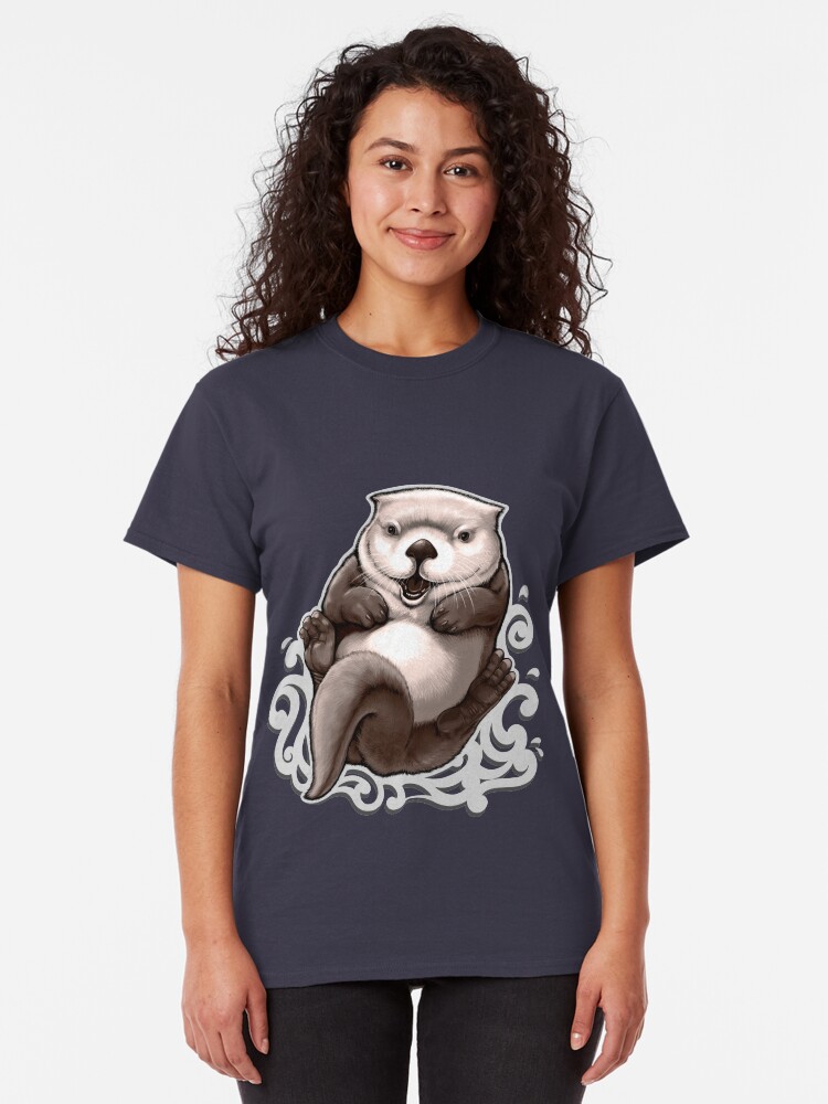 T-shirt classique ''Loutron de mer' : autre vue