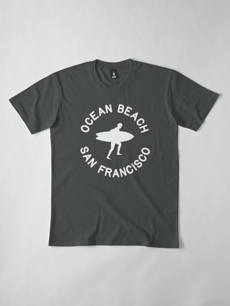 Alternate view of Ocean Beach San Francisco Premium T-Shirt