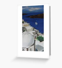 Cyclades Island Greeting Card