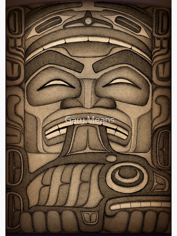 Thumbnail 3 of 3, Poster, Gunakadeit: Legendary Tlingit Figure designed and sold by gmeans.
