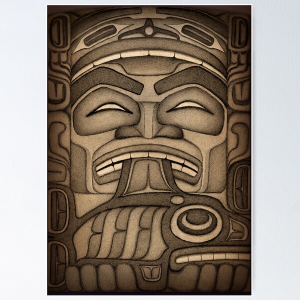 Gunakadeit: Legendary Tlingit Figure Poster