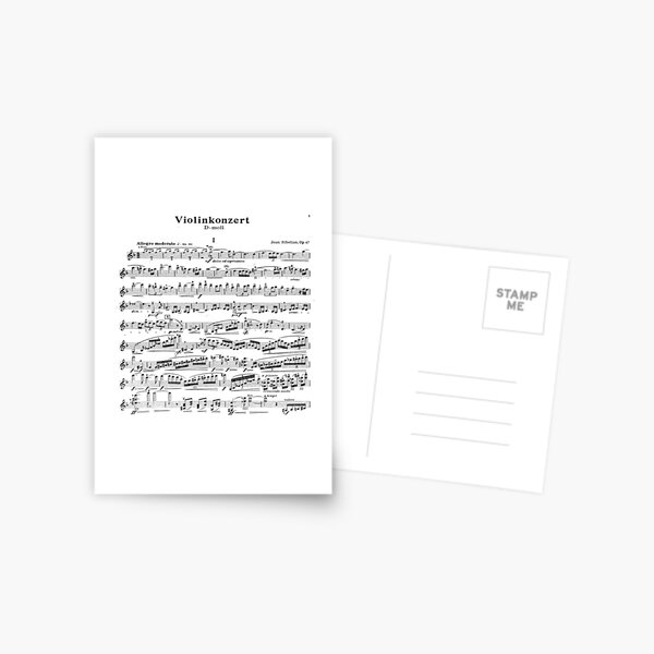 Sheet Music Postcards for Sale | Redbubble