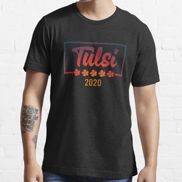 Tulsi 2020 Hawaiian Flowers Essential T-Shirt