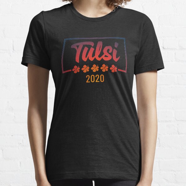 Tulsi 2020 Hawaiian Flowers Essential T-Shirt