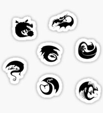 Httyd Dragon Class Symbols Sticker