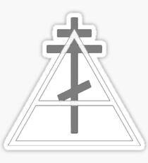 30 Seconds To Mars Cross and Triad Sticker