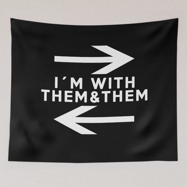 Item preview, I'm with Them & Them Poly designed and sold by -BVB-.