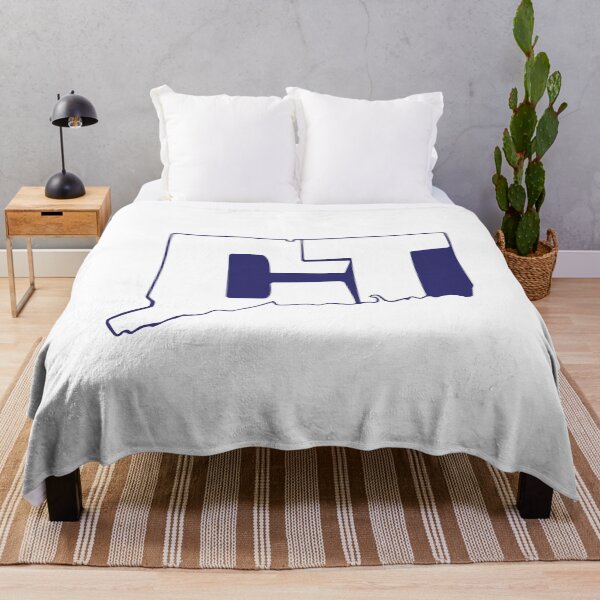 Item preview, Connecticut CT - Blue on White designed and sold by npdstudio.