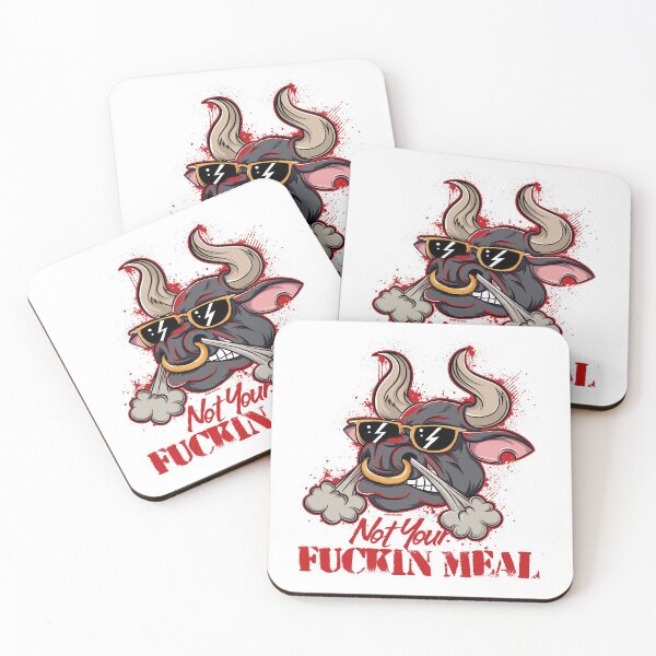 Item preview, Angry Bull / Vegan Quote designed and sold by EddieBalevo.