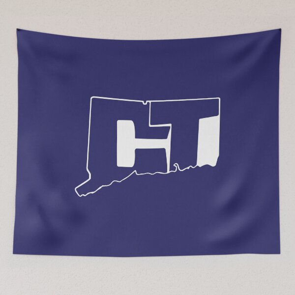 Item preview, Connecticut CT - White on Blue designed and sold by npdstudio.