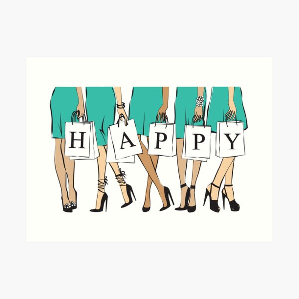 Happy Women Art Print