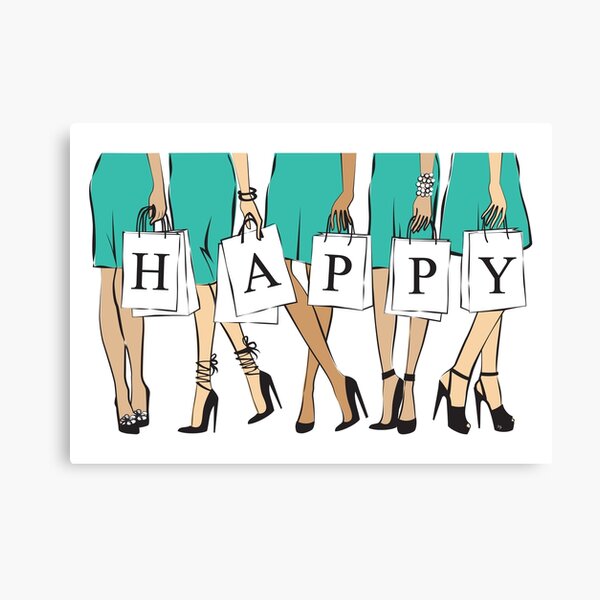 Happy Women Canvas Print