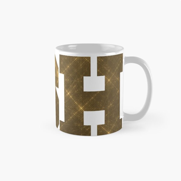 Aperçu de l'œuvre Gilded Squares | Too Fresh Shirts [Fractal Art] créée et vendue par FreshThreadShop.