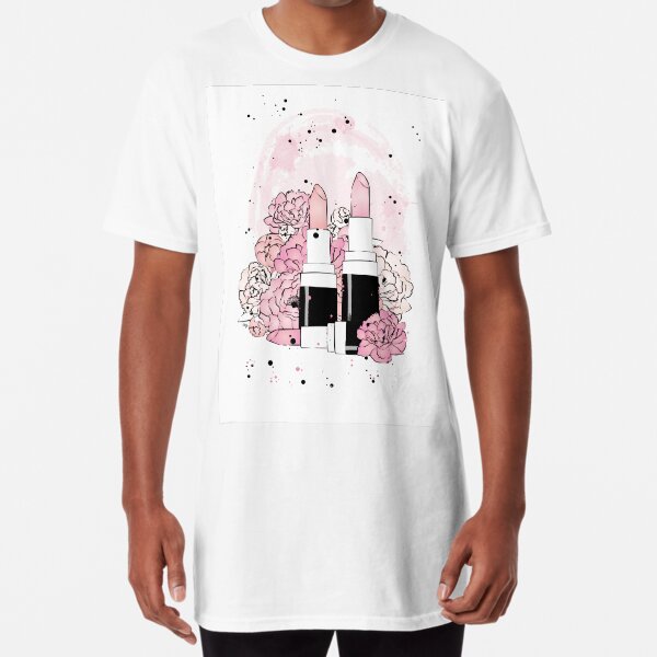 Peony Lipsticks Long T-Shirt
