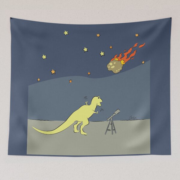 Item preview, Dino Disaster - AsteroidDay designed and sold by caroleighdeneen.