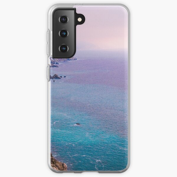 0743 California Pacific Coast Road Trip - Summer Vacation Landscape Scenic Art Samsung Galaxy Soft Case