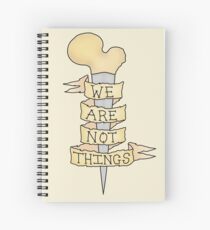 we are not things Spiral Notebook