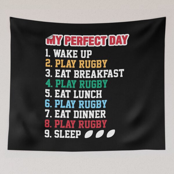 Item preview, My Perfect Day Play Rugby designed and sold by hadicazvysavaca.