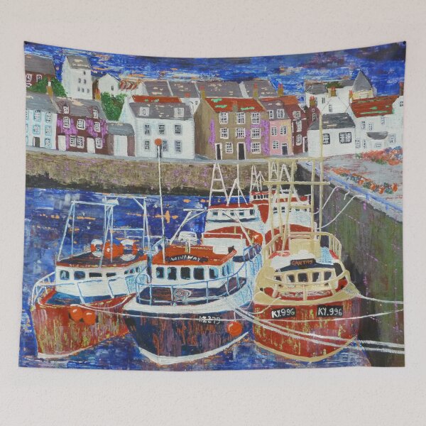 Item preview, Pittenweem Harbour designed and sold by Jan Palmer.