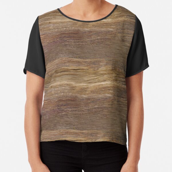 wood Chiffon Top