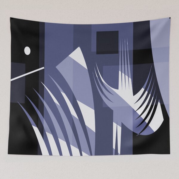 Item preview, Purple Leap of Faith - Take Courage  - Geometric Abstract Jenny Meehan designed and sold by Jenny Meehan Art Prints and Patterns  .