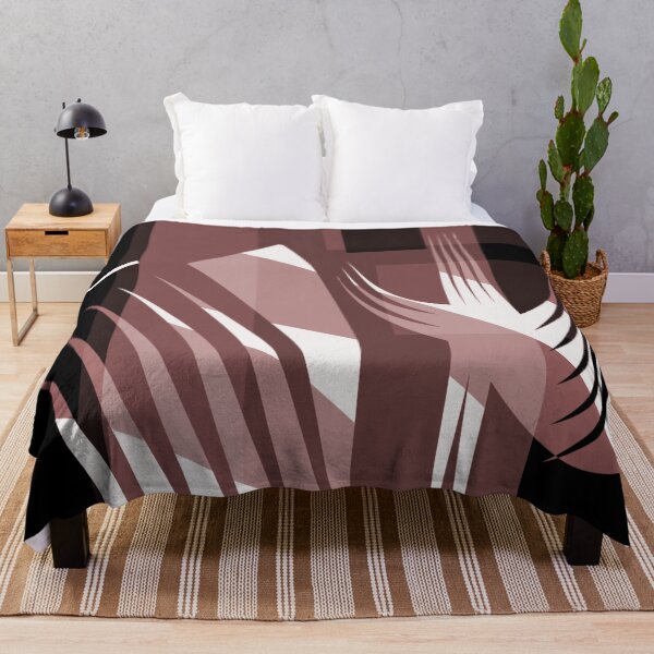 Item preview, Warm Reddish Brown, and White "Leap of Faith - Take Courage" Geometric Abstract by Jenny Meehan designed and sold by Jenny Meehan Art Prints and Patterns .