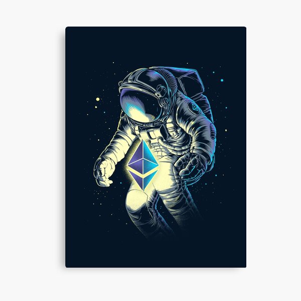 Space Ethereum Canvas Print