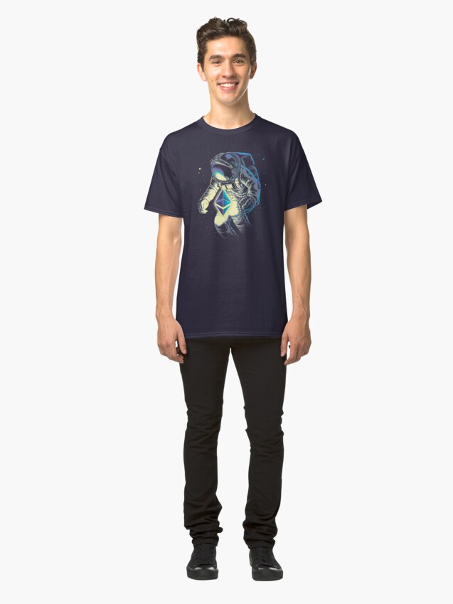 Alternate view of Space Ethereum Classic T-Shirt