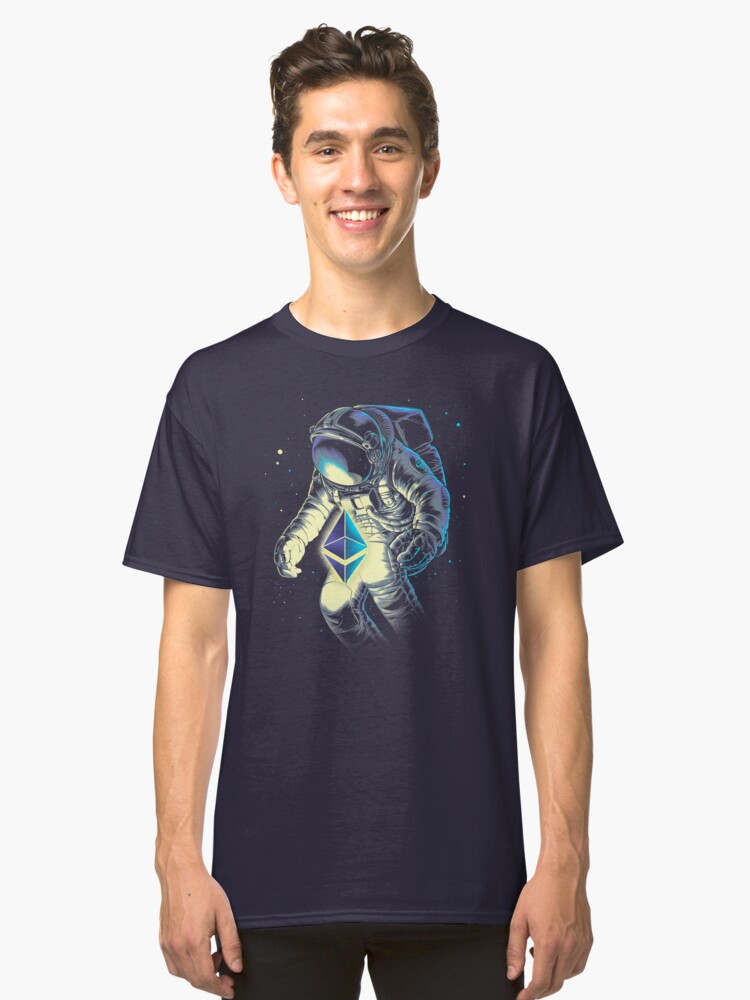 Alternate view of Space Ethereum Classic T-Shirt