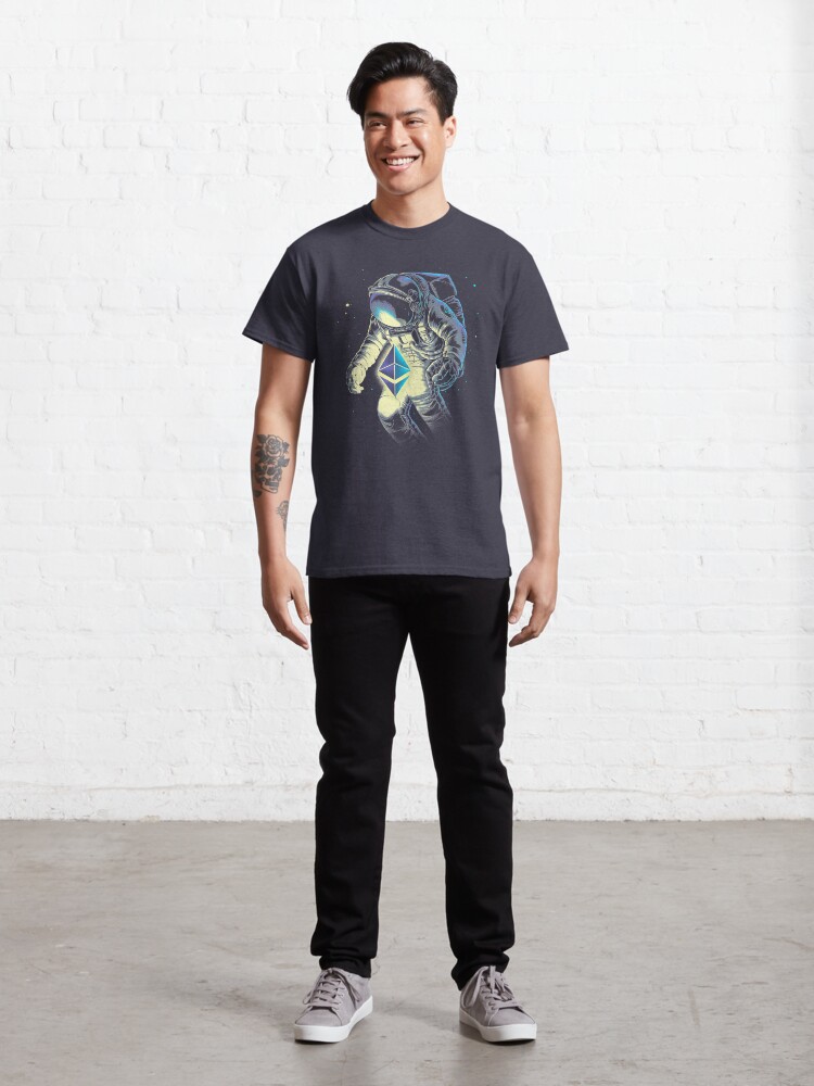 Alternate view of Space Ethereum Classic T-Shirt