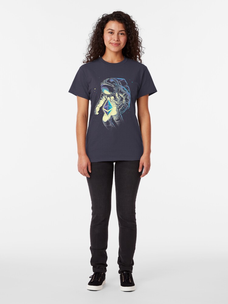 Alternate view of Space Ethereum Classic T-Shirt