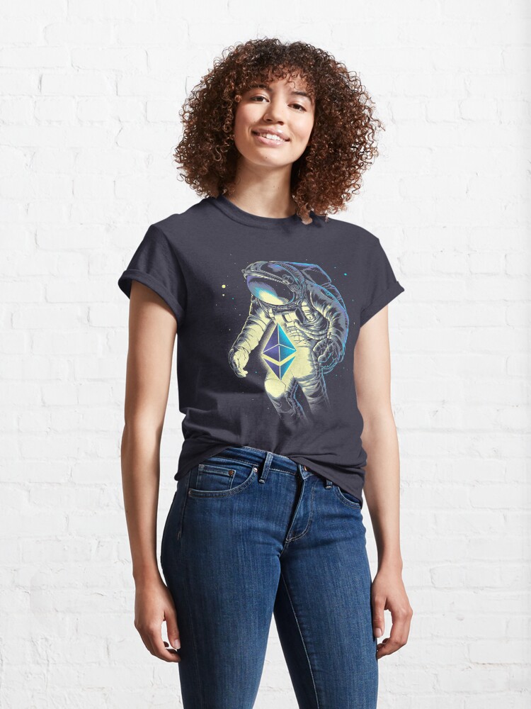 Alternate view of Space Ethereum Classic T-Shirt