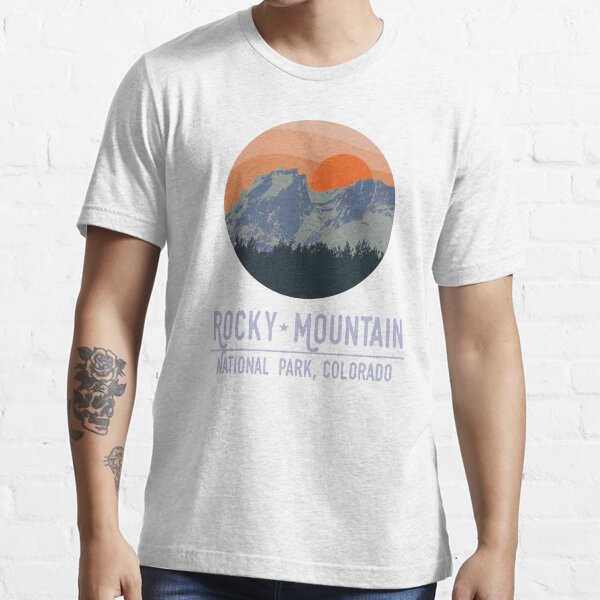 "Rocky Mountain, Colorado" Tshirt for Sale by RetroVaporSynth