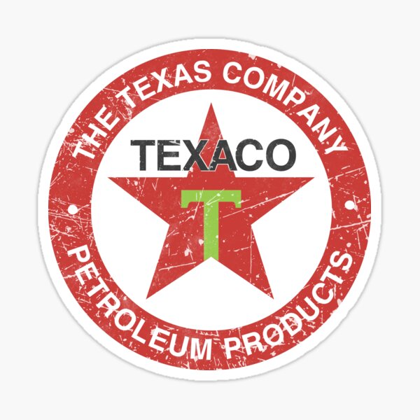 Texaco Oil Company Vintage Classic Sticker