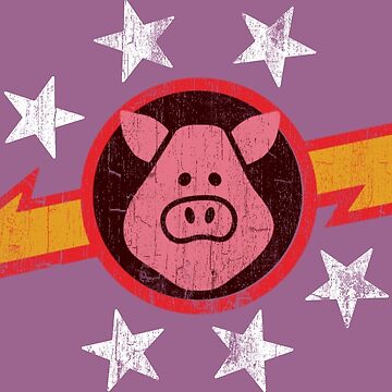 Aperçu de l'œuvre Cochons Vintage dans l'espace de BrokenHorn