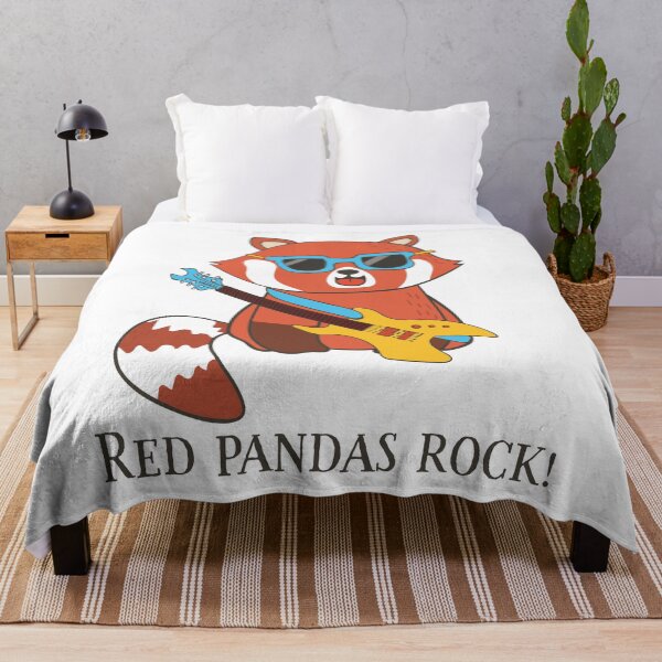 Artikelvorschau, Red Pandas Rock Funny Cute Red Panda T Shirt entworfen und verkauft von DreamyPanda.