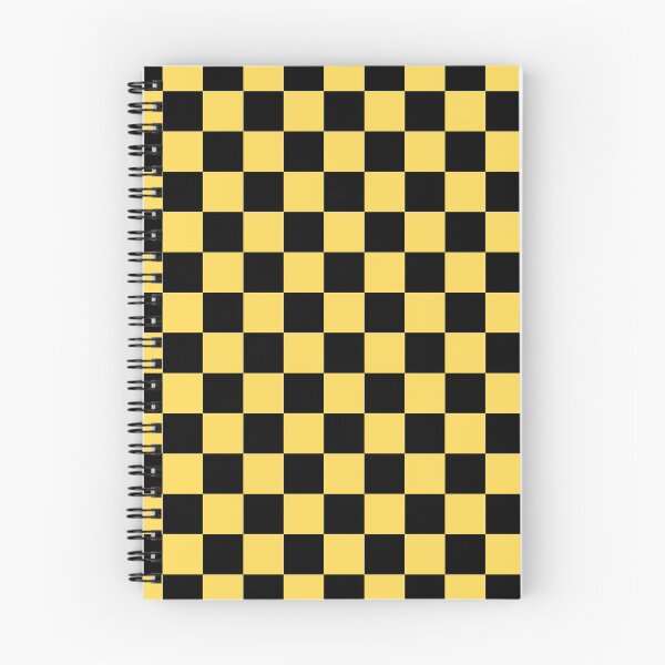 Item preview, Black + Mustard Yellow Checkerboard designed and sold by ravcnclaw.