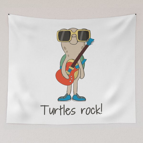 Item preview, Turtles Rock! Cute Pet Turtle Gift designed and sold by DreamyPanda.