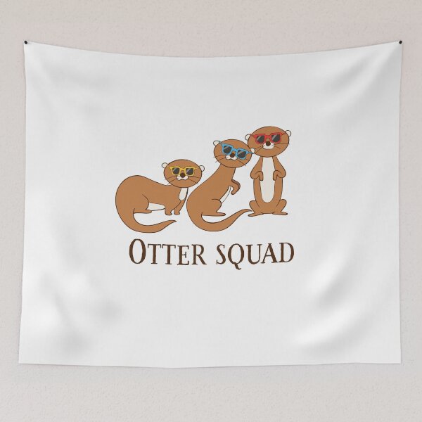 Item preview, Otter Squad- Cute Otter Squad Gift designed and sold by DreamyPanda.