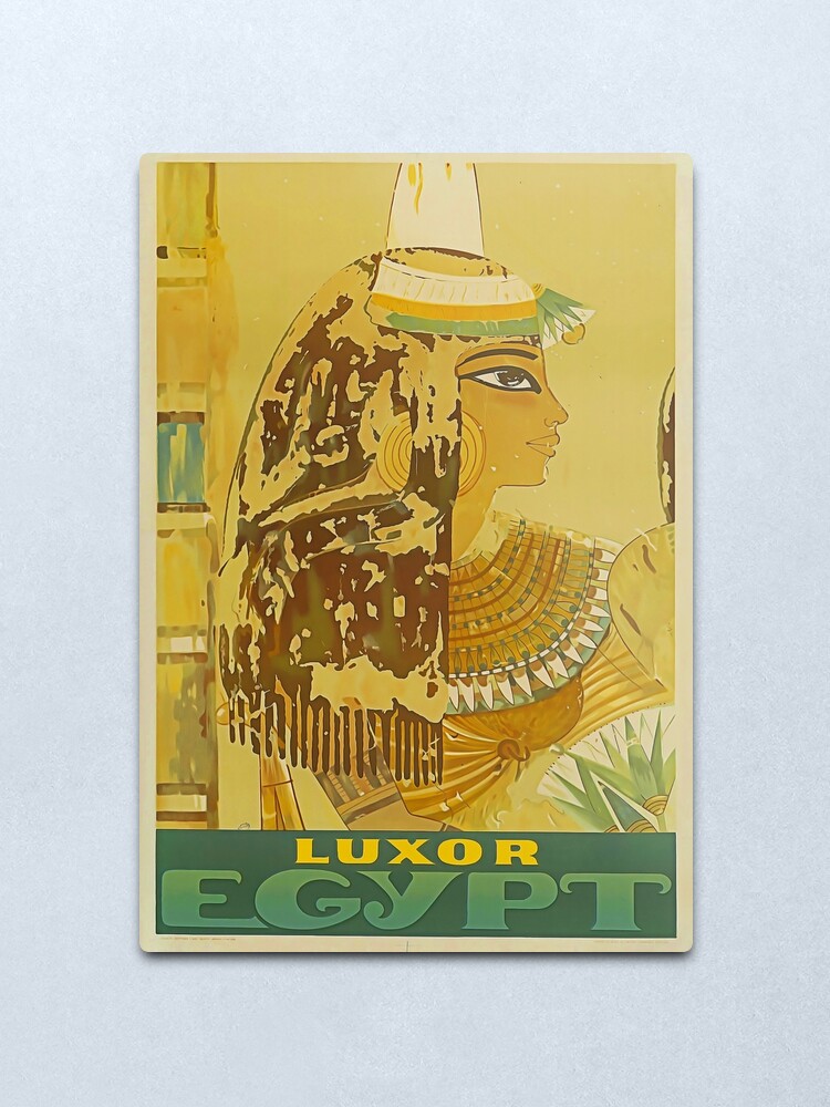 Alternate view of Luxor Travel Poster Metal Print