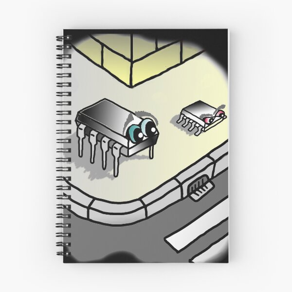 Item preview, Funny design with big electronic integrated circuit, which is seeing a new and small package in a corner. designed and sold by manweldesigns.