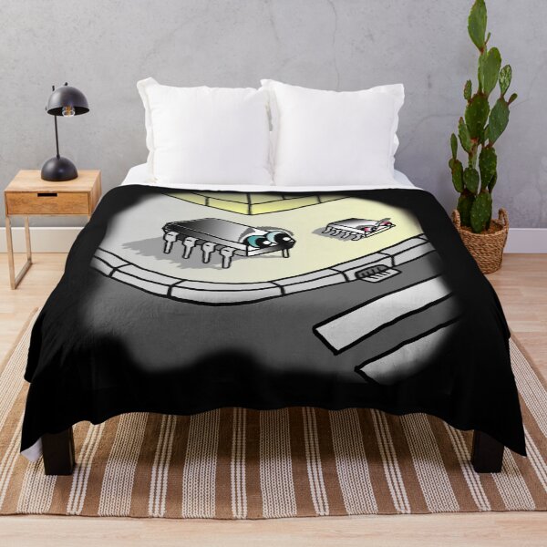 Item preview, Funny design with big electronic integrated circuit, which is seeing a new and small package in a corner. designed and sold by manweldesigns.