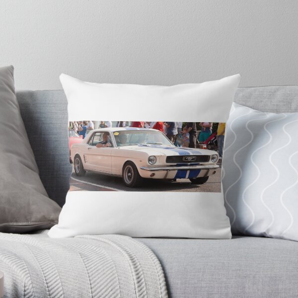 1968 Ford Mustang Throw Pillow